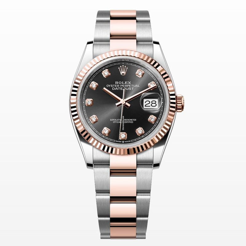 Rolex | Datejust | 126231 | Steel | 36 x 44 mm | Gold/Steel | Black | Automatic