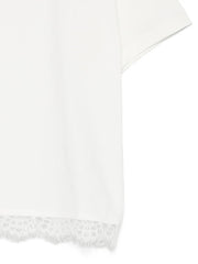 lace-trim T-Shirt