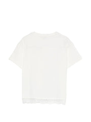 lace-trim T-Shirt