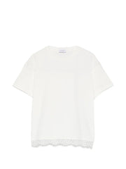 lace-trim T-Shirt