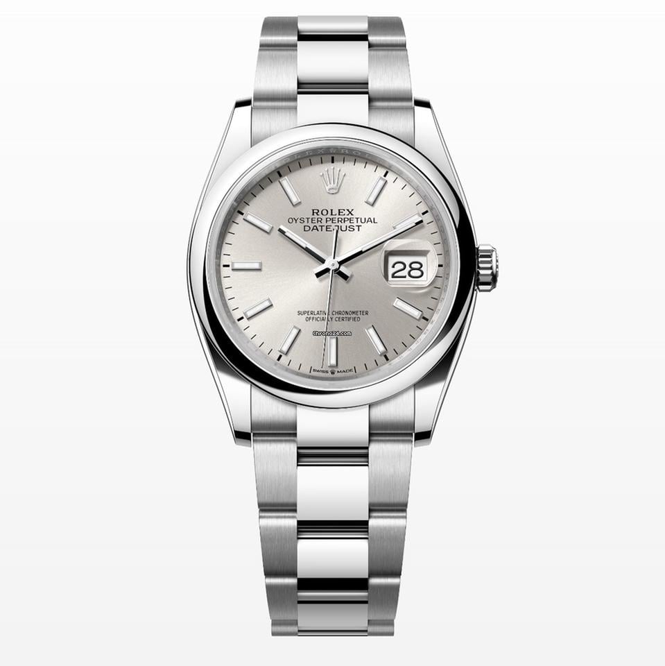 Rolex | Datejust | 126200 | Steel | 36 mm | Steel | Silver | Automatic