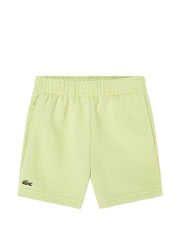 embroidered-logo shorts