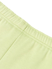 embroidered-logo shorts