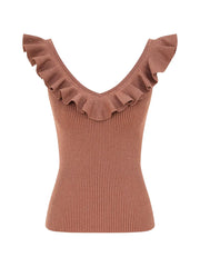 Wanderlust V-neck top