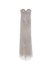 The Moment embellished strapless maxi dress