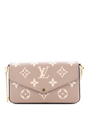 Felicie Pochette Bicolor Monogram Empreinte Giant crossbody bag