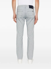 striped jeans