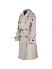 belted double-breasted coat