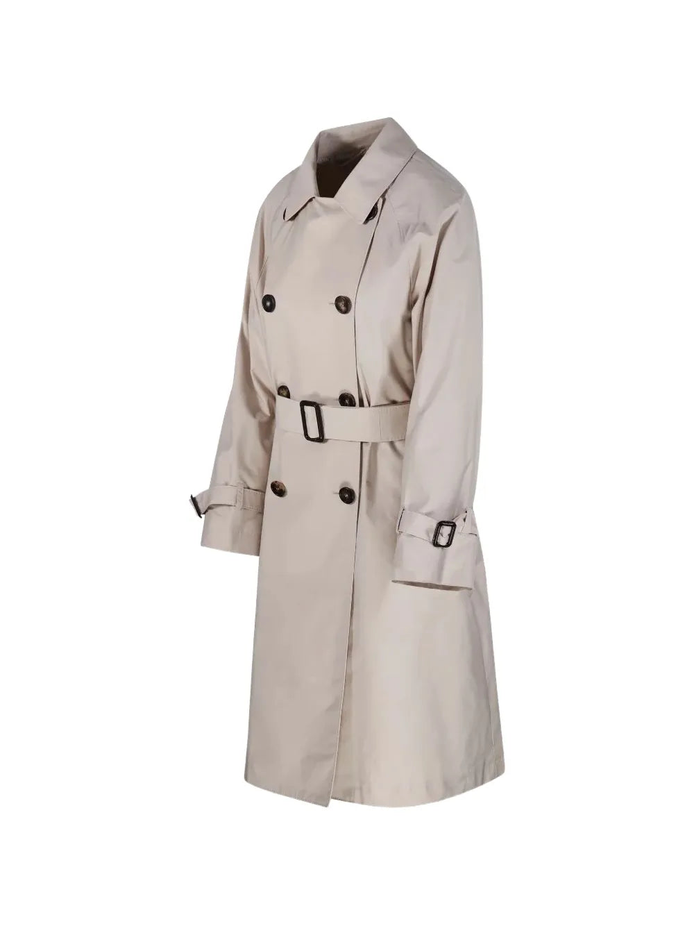 belted double-breasted coat