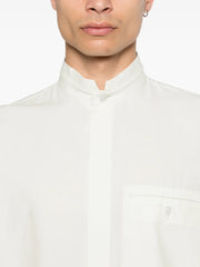 long-sleeve scarf shirt