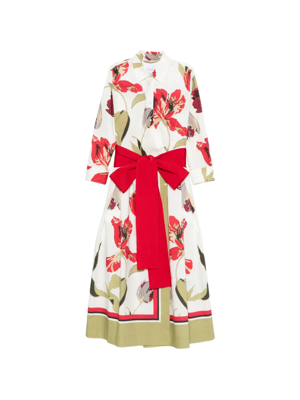 Elena shirt midi dress