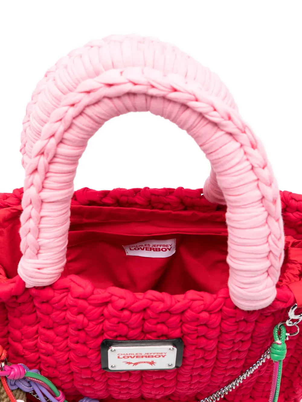 logo-plaque tote bag
