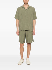 camp-collar short-sleeve shirt