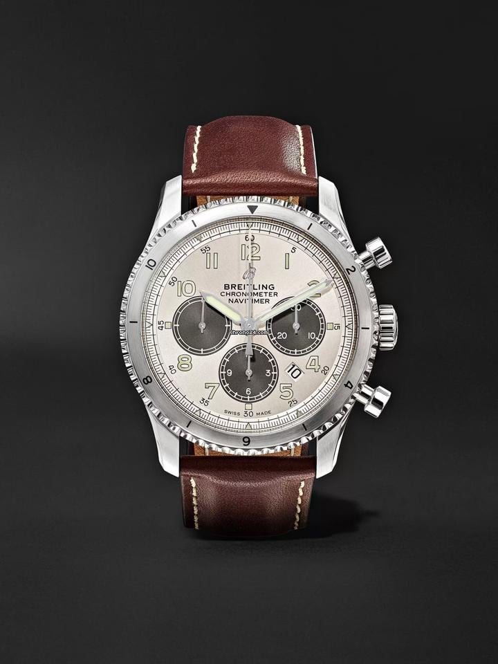 Breitling Navitimer 8 B01 Aviator 'Panda' Chronograph Automatic Limited Edition AB0117 Skeleton Back