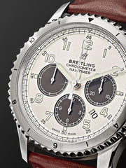 Breitling Navitimer 8 B01 Aviator 'Panda' Chronograph Automatic Limited Edition AB0117 Skeleton Back