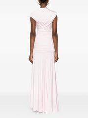 draped maxi dress