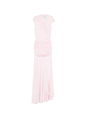 draped maxi dress