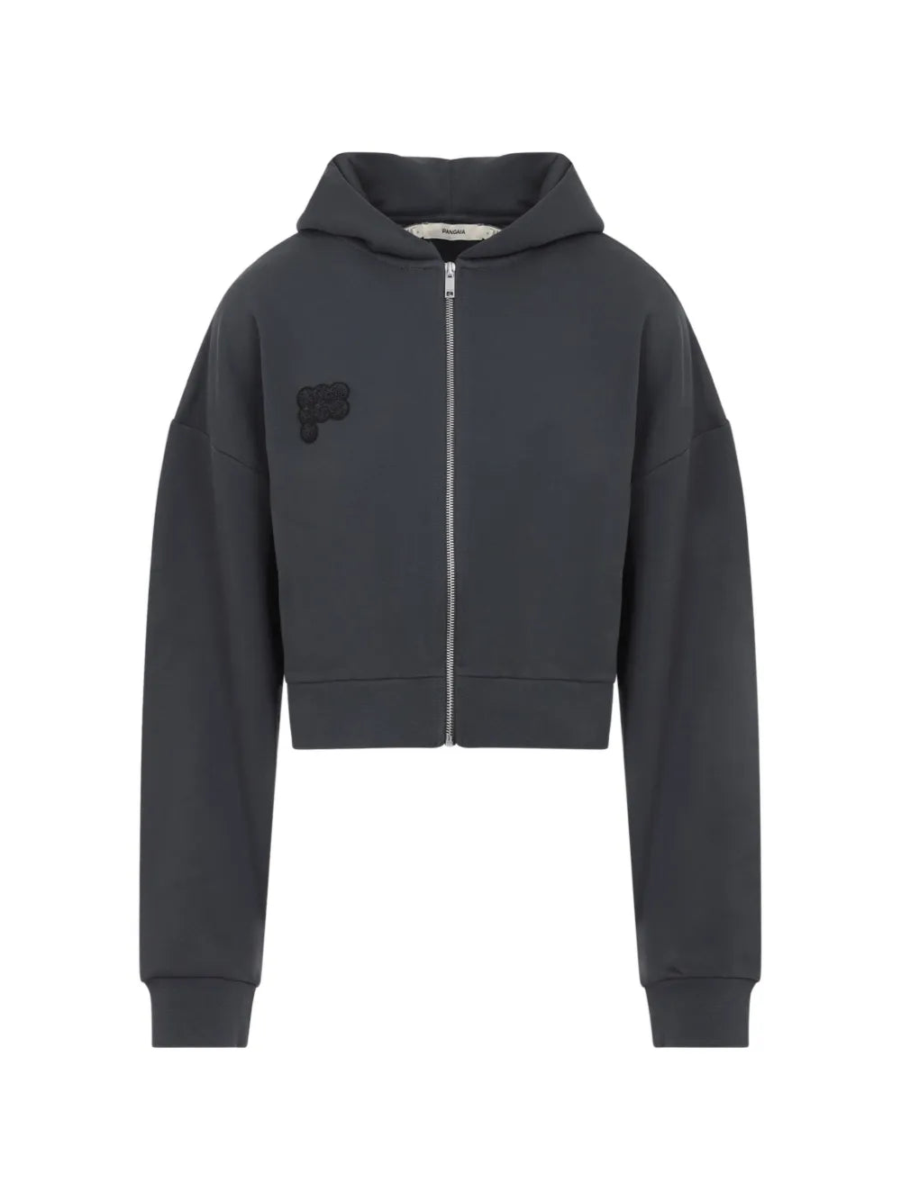 logo-embroidered zip-up Hoodie