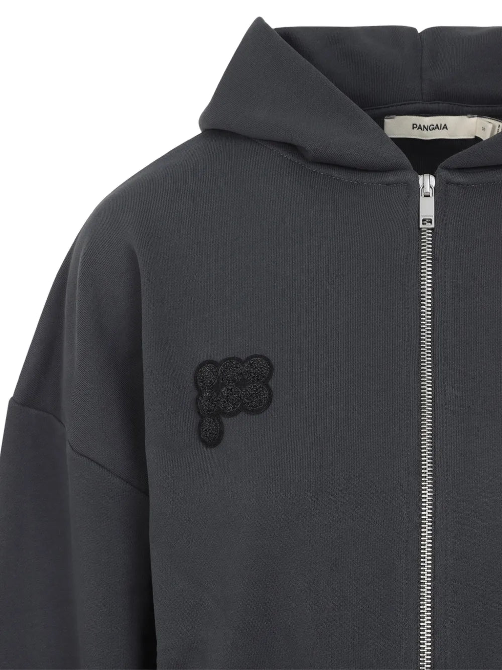 logo-embroidered zip-up Hoodie