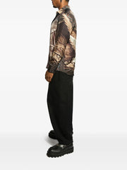 Pesos oversized print shirt