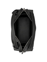 small leather tote bag