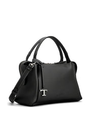 small leather tote bag