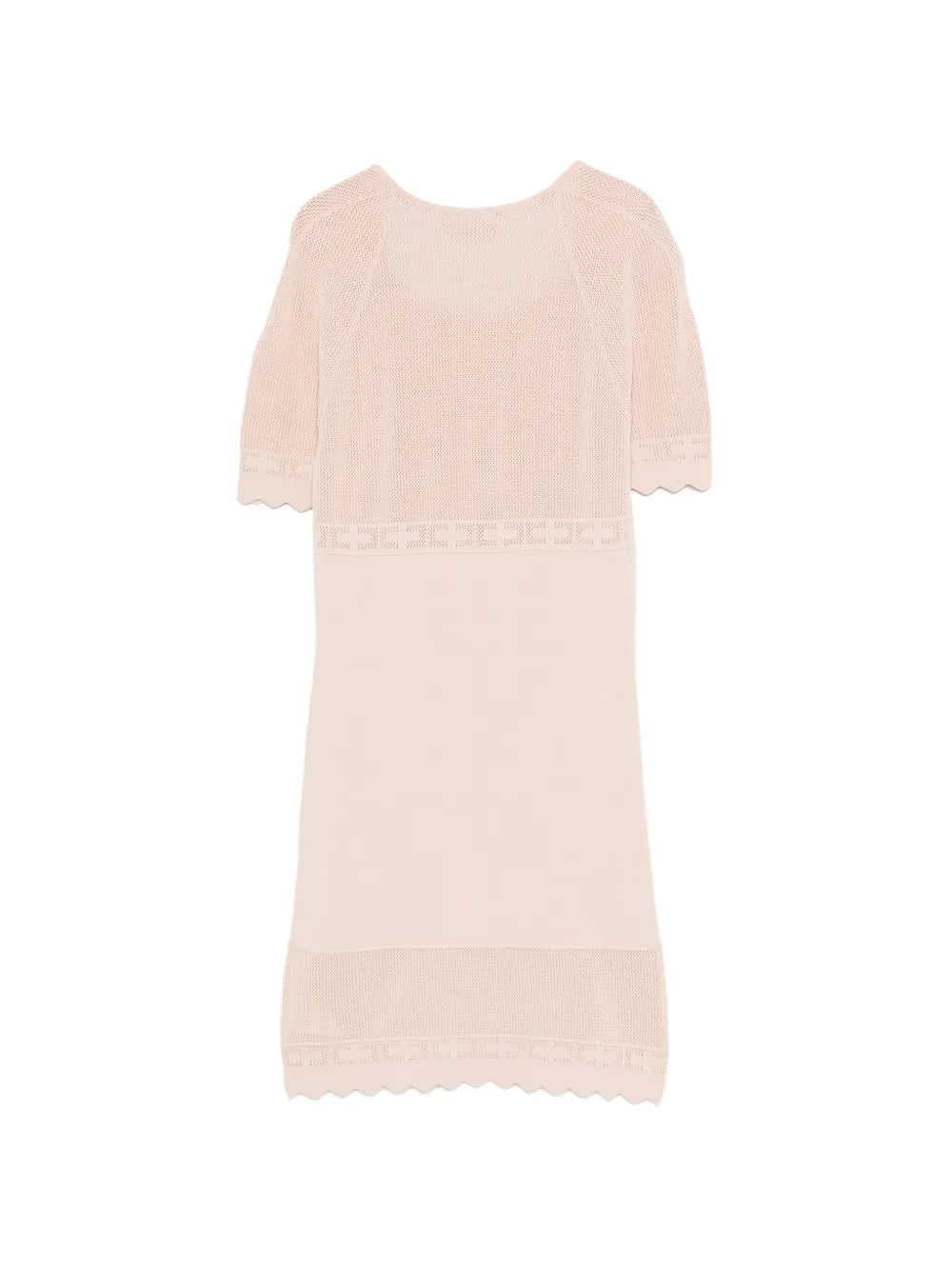 open-knit dress