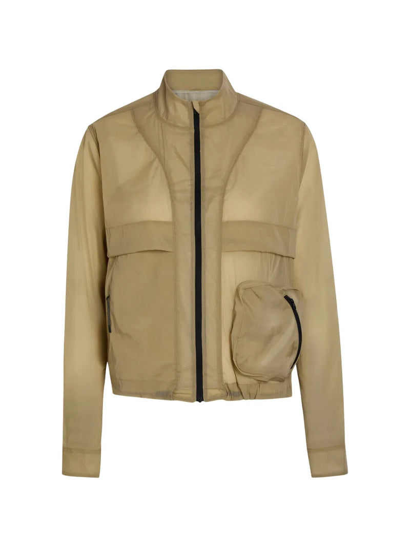 zip-up long-sleeve jacket