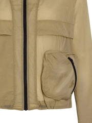 zip-up long-sleeve jacket