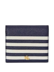 striped wallet