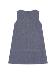 chest-pocket A-line dress