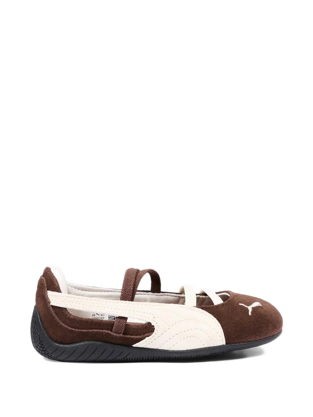 suede strap ballerina shoes