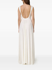 draped maxi dress