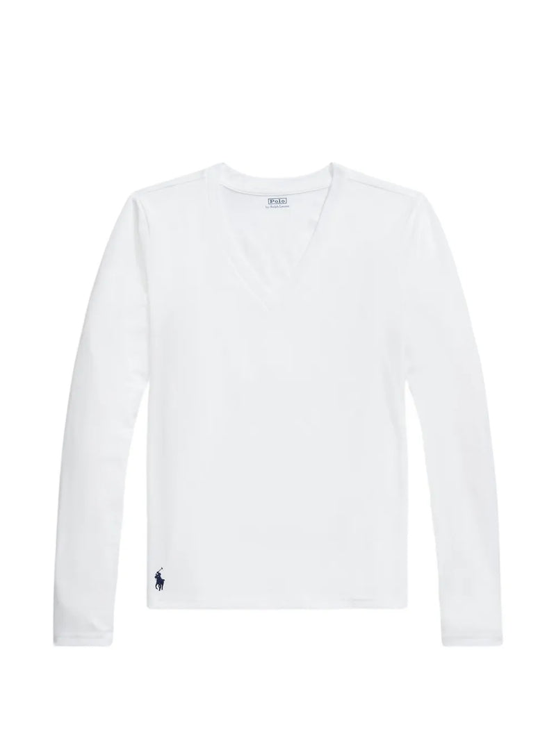 long-sleeve V-neck T-Shirt