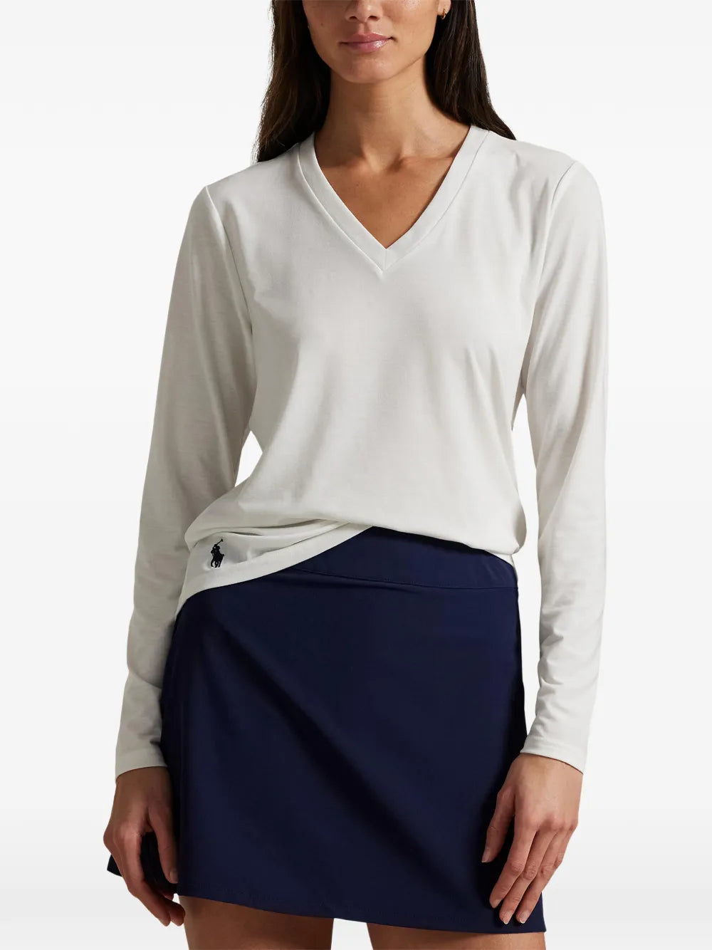 long-sleeve V-neck T-Shirt