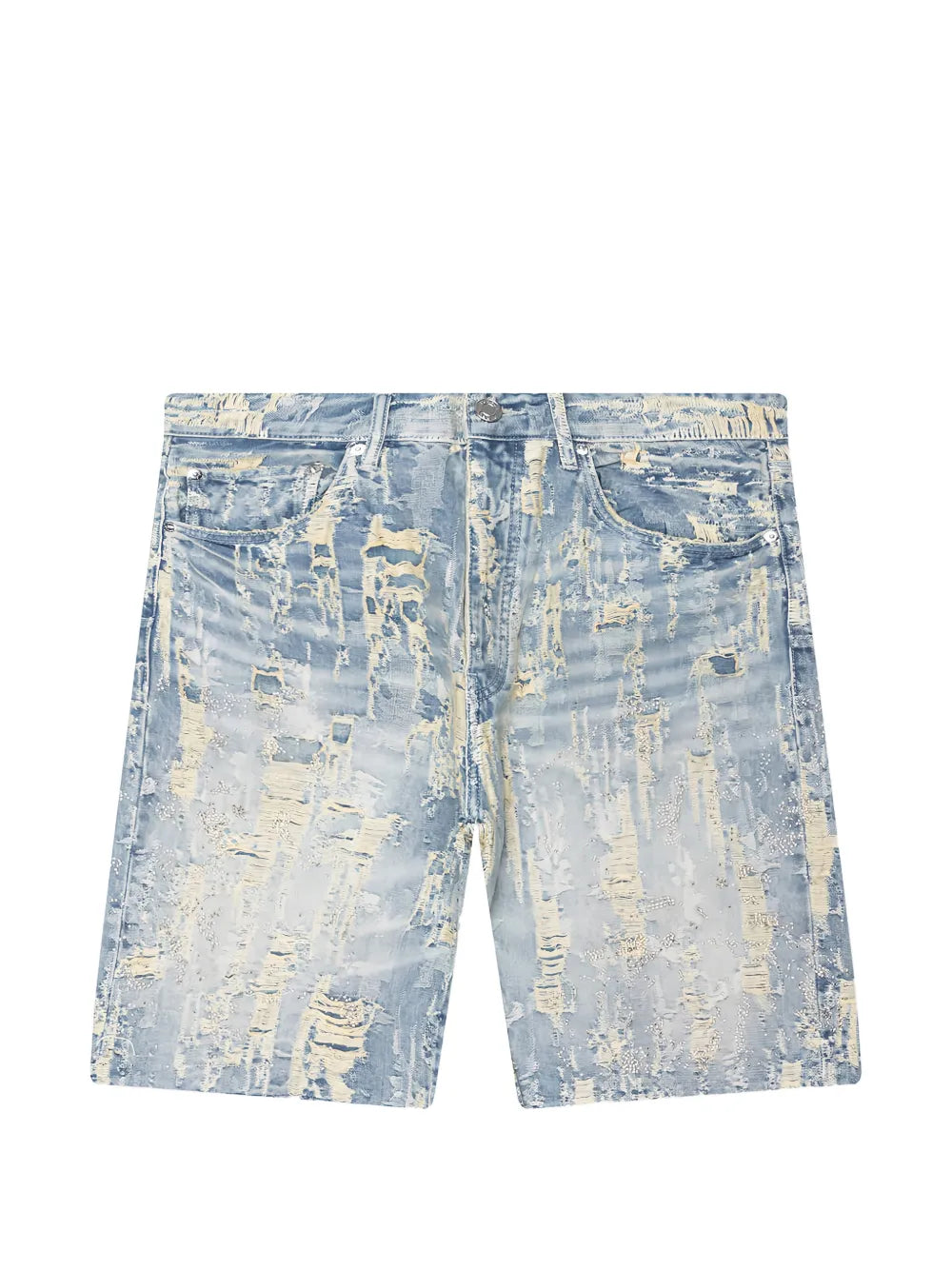 bead splatter destroy shorts
