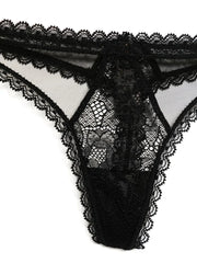 Dahlia lace thong