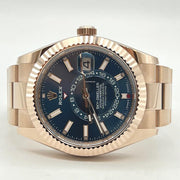 Rolex | Sky-Dweller | 326935 | Rose gold | 42 mm | Rose gold | Blue | Automatic