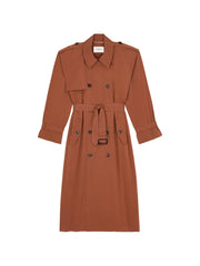 belted double-breasted coat