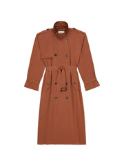 belted double-breasted coat