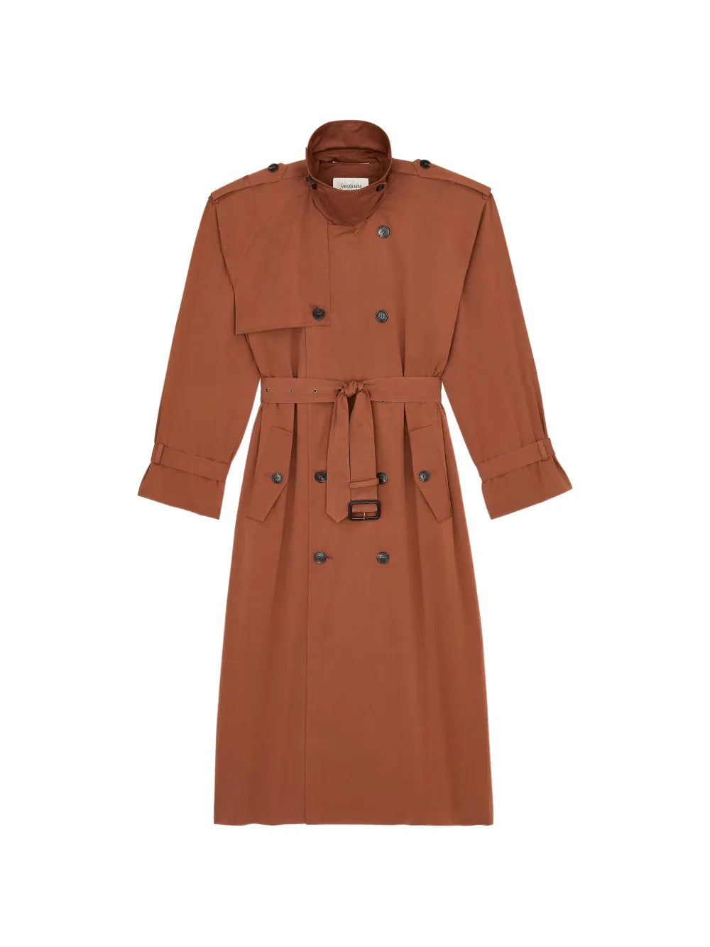 belted double-breasted coat