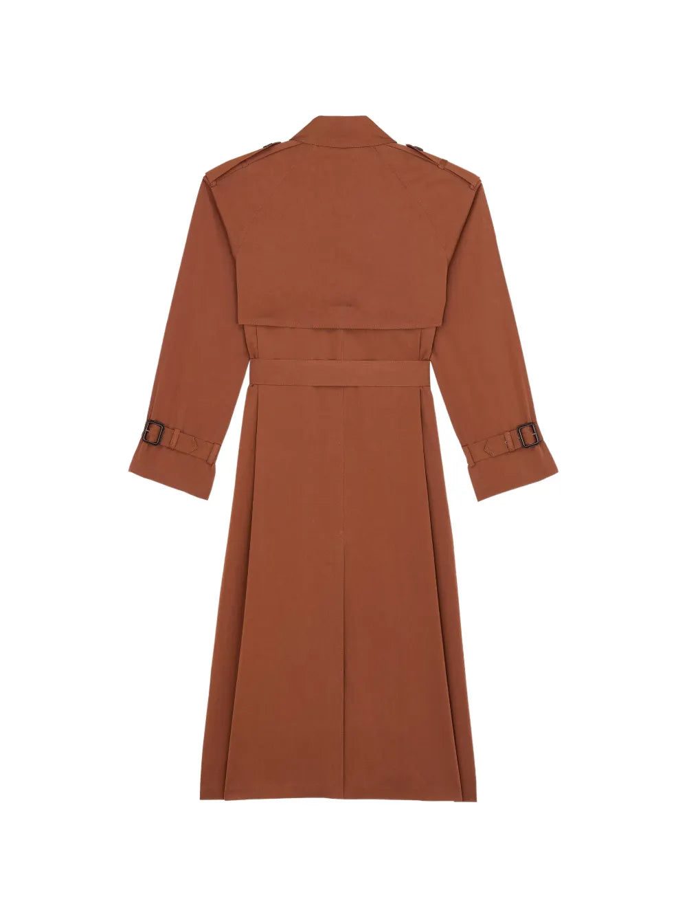 belted double-breasted coat
