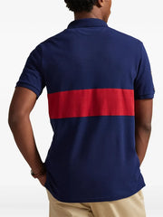 crest-embroidered polo shirt