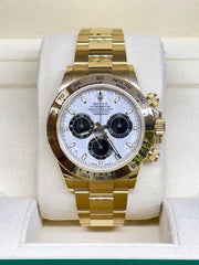 Rolex | Daytona | 116508 | Yellow gold | 40 mm | Yellow gold | Silver | Automatic