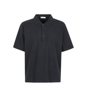 Black Oversized Polo Shirt