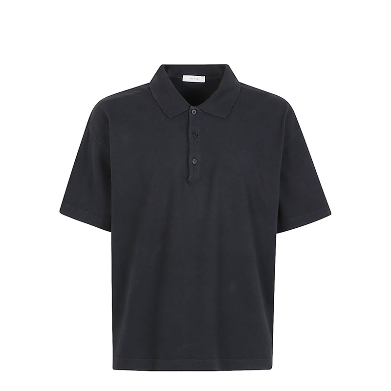 Black Oversized Polo Shirt