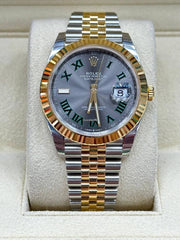 Rolex | Datejust | 126333 | Gold/Steel | 41 mm | Gold/Steel | Red | Automatic