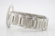 Cartier Ballon Bleu 33mm Stainless Steel Diamond Encrusted Watch WSBB0044