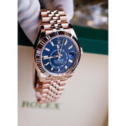 Rolex | Sky-Dweller | 336935-0005 | Rose gold | 42 mm | Rose gold | Blue | Automatic