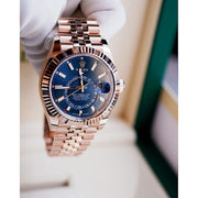 Rolex | Sky-Dweller | 336935-0005 | Rose gold | 42 mm | Rose gold | Blue | Automatic